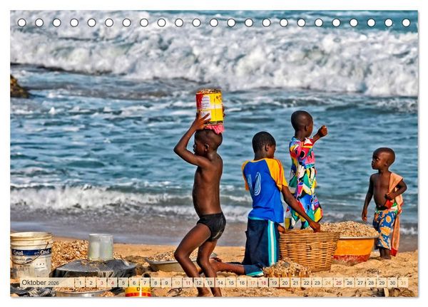 Produktbild: Reise durch Afrika - Ghana (Tischkalender 2026 DIN A5 quer), CALVENDO Monatskalender
