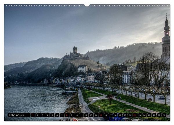Produktbild: Mosel Impressionen Mystische Burgen und magische Orte (hochwertiger Premium Wandkalender 2026 DIN A2 quer), Kunstdruck in Hochglanz