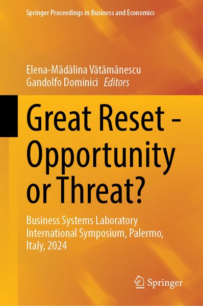 Produktbild: Great Reset&mdash;Opportunity or Threat?