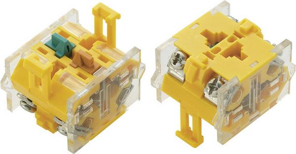 Produktbild: TRU Components LAS0-B Kontaktelement 1 &Ouml;ffner, 1 Schlie&szlig;er tastend 500 V/AC 1St.