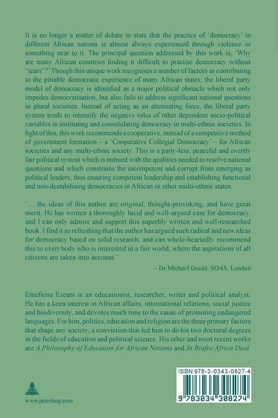 Produktbild: Cooperative Collegial Democracy for Africa and Multi-ethnic Societies