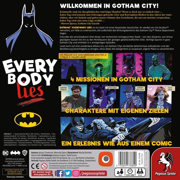 Produktbild: Batman - Everybody Lies (Portal Games)
