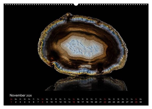 Produktbild: Leuchtende Achate (Wandkalender 2026 DIN A2 quer), CALVENDO Monatskalender