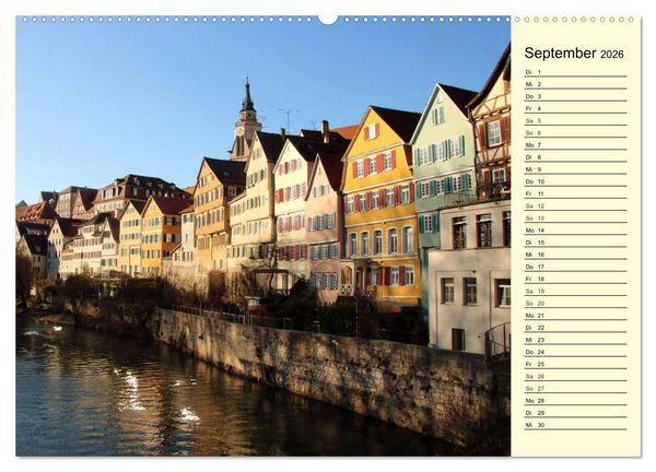 Produktbild: T&uuml;bingen erleben (hochwertiger Premium Wandkalender 2026 DIN A2 quer), Kunstdruck in Hochglanz