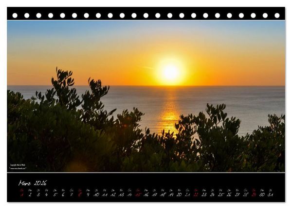 Produktbild: Sardinien Panoramakalender (Tischkalender 2026 DIN A5 quer), CALVENDO Monatskalender