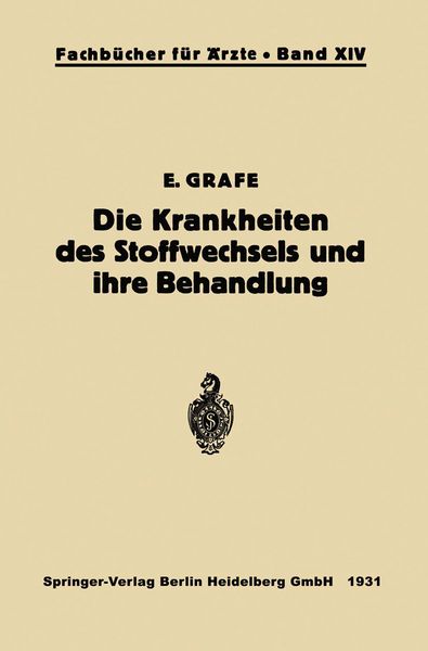 Produktbild: Die Krankheiten des Stoffwechsels und ihre Behandlung
