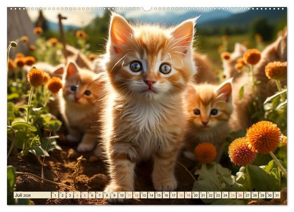 Produktbild: Viele Tiere auf dem Bauernhof (hochwertiger Premium Wandkalender 2026 DIN A2 quer), Kunstdruck in Hochglanz