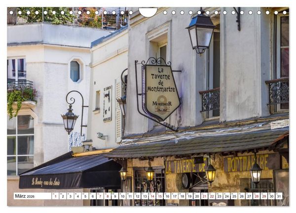 Produktbild: PARIS Franz&ouml;sisches Flair und Historie (Wandkalender 2026 DIN A4 quer), CALVENDO Monatskalender