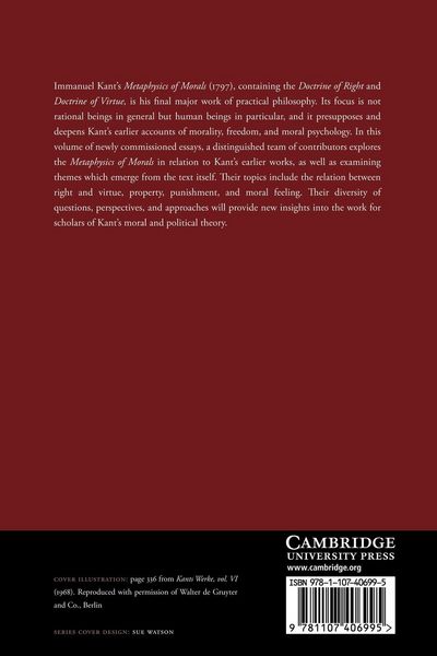 Produktbild: Kant's Metaphysics of Morals