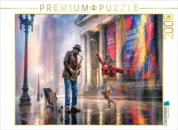 CALVENDO Puzzle Regentanz | 2000 Teile Lege-Größe 90 × 67 cm Foto-Puzzle für glückliche Stunden