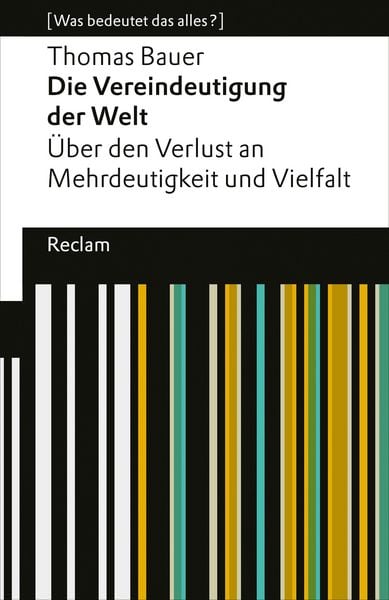 Produktbild: Die Vereindeutigung der Welt