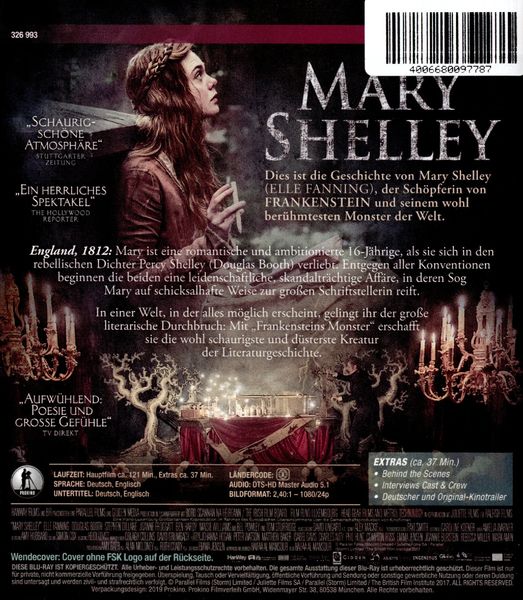 Produktbild: Mary Shelley - Die Frau, die Frankenstein erschuf