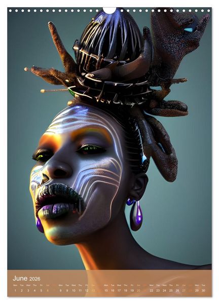 Produktbild: Voodoo Queens (Wall Calendar 2026 DIN A3 portrait), CALVENDO 12 Month Wall Calendar