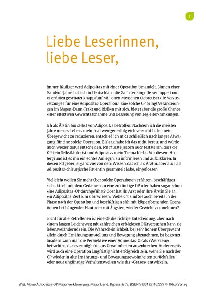 Produktbild: Meine Adipositas-OP. Magenverkleinerung, Magenband, Bypass & Co.