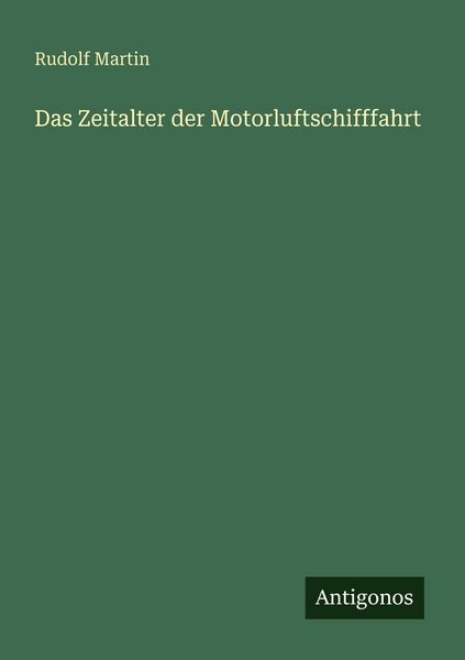 Produktbild: Das Zeitalter der Motorluftschifffahrt