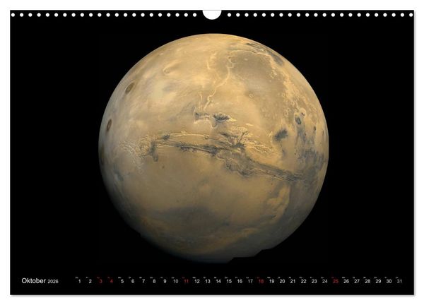 Produktbild: Sonne, Monde und Planeten (Wandkalender 2026 DIN A3 quer), CALVENDO Monatskalender