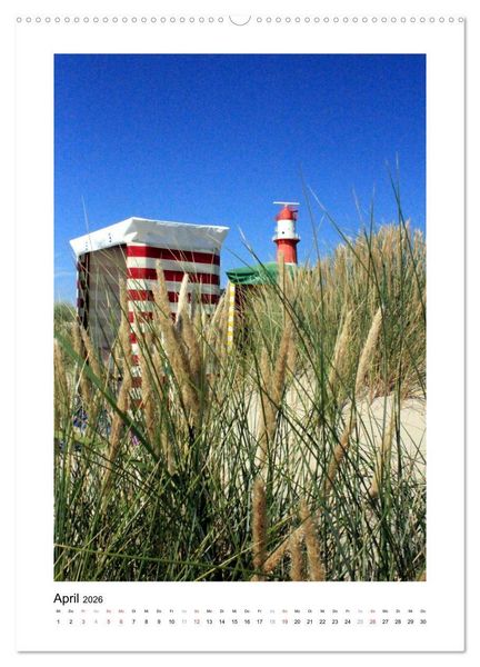 Produktbild: Borkum - Inseltr&auml;ume an der Nordsee (hochwertiger Premium Wandkalender 2026 DIN A2 hoch), Kunstdruck in Hochglanz