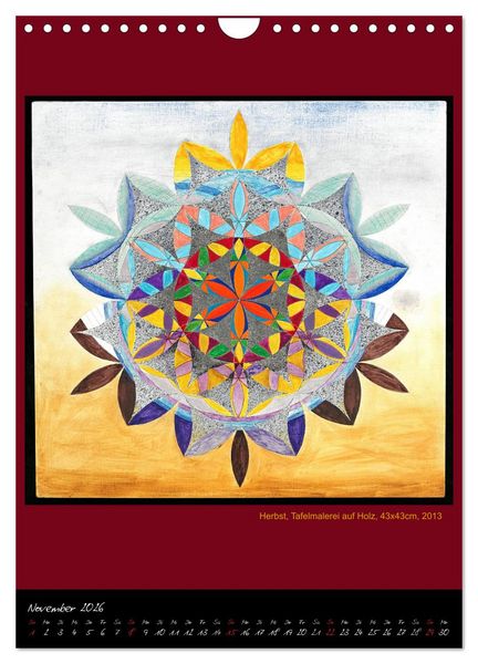 Produktbild: Die heilige Blume des Lebens - Mandalas von Istvan Seidel (Wandkalender 2026 DIN A4 hoch), CALVENDO Monatskalender