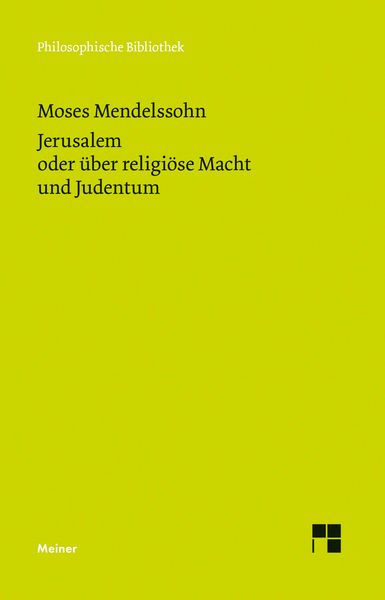 Produktbild: Jerusalem oder &uuml;ber religi&ouml;se Macht und Judentum