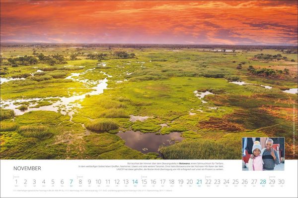 Produktbild: Unicef Posterkalender 2027