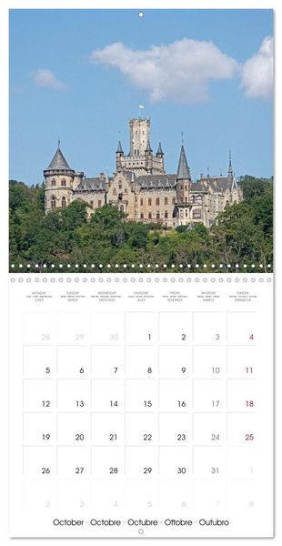 Produktbild: Romantic Castles and Palaces in Germany (Wall Calendar 2026 12 &times; 12 Inch) CALVENDO 12 Month Wall Calendar