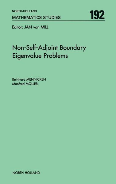 Produktbild: Non-Self-Adjoint Boundary Eigenvalue Problems