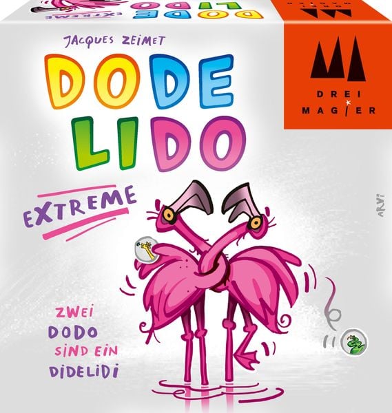 Schmidt 40889 - Drei Magier Spiele, Dodelido Extreme, Kartenspiel