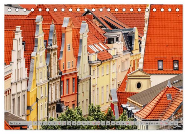 Produktbild: Stralsunder Impressionen (Tischkalender 2026 DIN A5 quer), CALVENDO Monatskalender