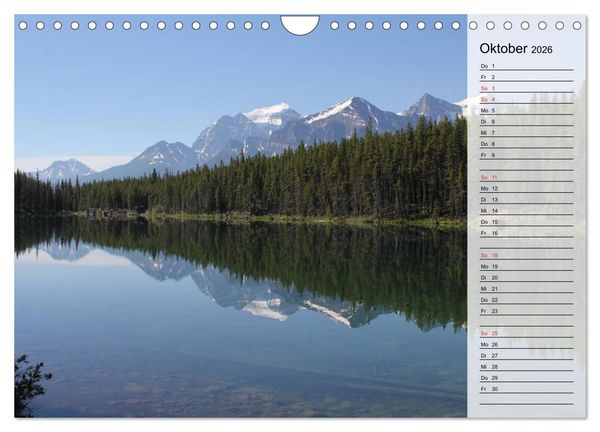 Produktbild: Rocky Mountains 2026 (Wandkalender 2026 DIN A4 quer), CALVENDO Monatskalender