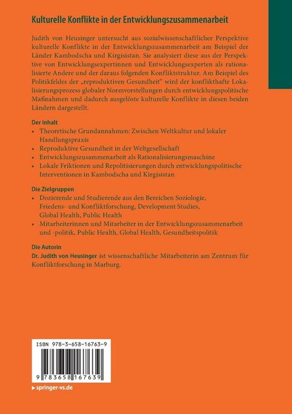 Produktbild: Kulturelle Konflikte in der Entwicklungszusammenarbeit