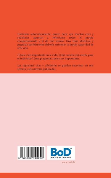Produktbild: Aforismos y citas