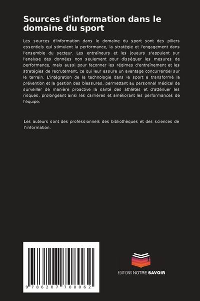 Produktbild: Sources d'information dans le domaine du sport