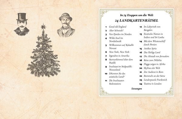 Produktbild: Adventskalender der Landkartenr&auml;tsel. In 24 Etappen um die Welt