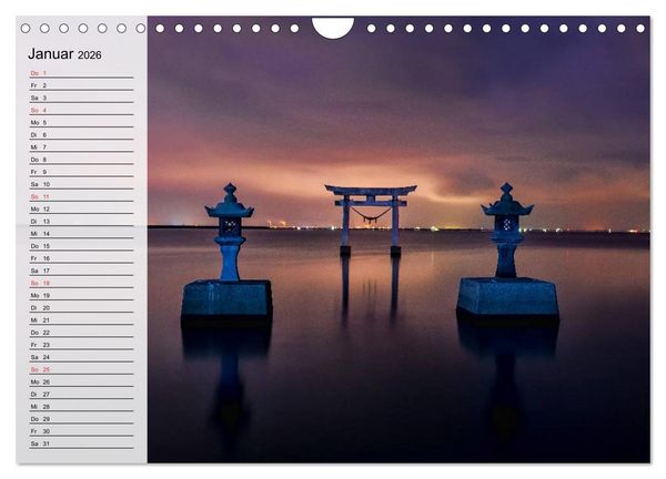Produktbild: Japan. Im Land der aufgehenden Sonne (Wandkalender 2026 DIN A4 quer), CALVENDO Monatskalender