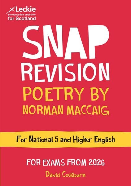 Produktbild: National 5/Higher English Revision: Poetry by Norman MacCaig
