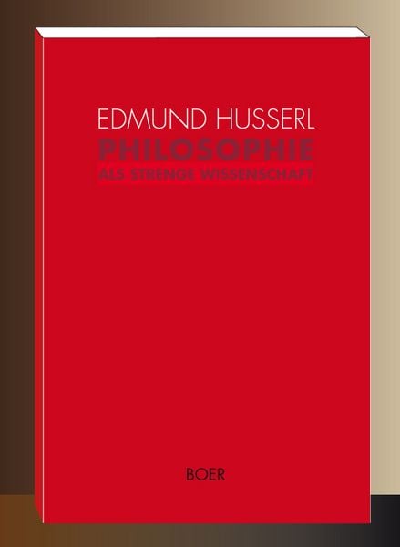 Produktbild: Philosophie als strenge Wissenschaft