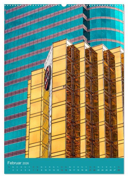 Produktbild: Architektur im Spiegelbild (hochwertiger Premium Wandkalender 2026 DIN A2 hoch), Kunstdruck in Hochglanz