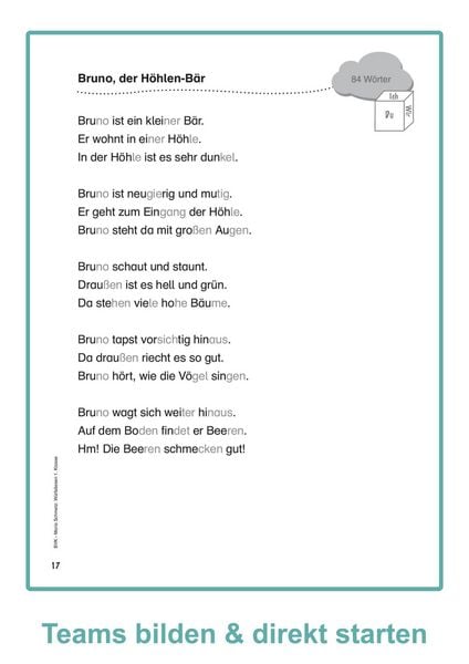 Produktbild: W&uuml;rfellesen - 1. Klasse