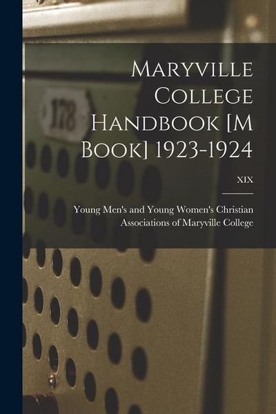 Produktbild: Maryville College Handbook [M Book] 1923-1924; XIX