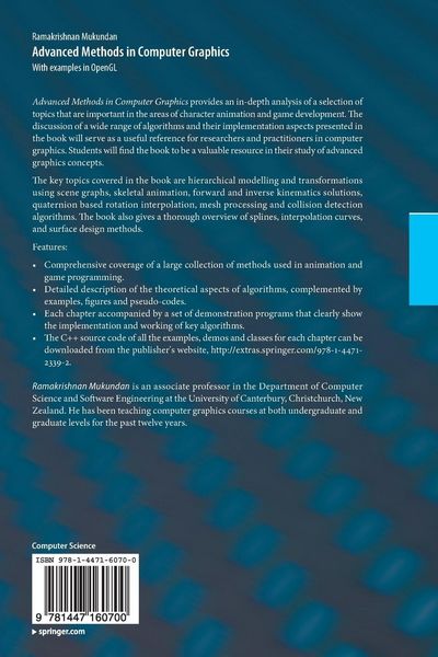 Produktbild: Advanced Methods in Computer Graphics