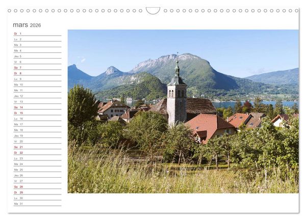 Produktbild: Coup d'&oelig;il sur le Lac d'Annecy (Calendrier mural 2026 DIN A3 vertical), CALVENDO calendrier mensuel