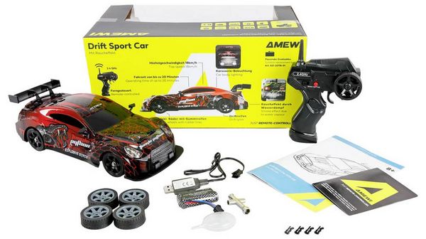Produktbild: Amewi RC-Modell Rot Brushed 1:16 RC Modellauto Drift Allradantrieb (4WD) RtR 2,4GHz