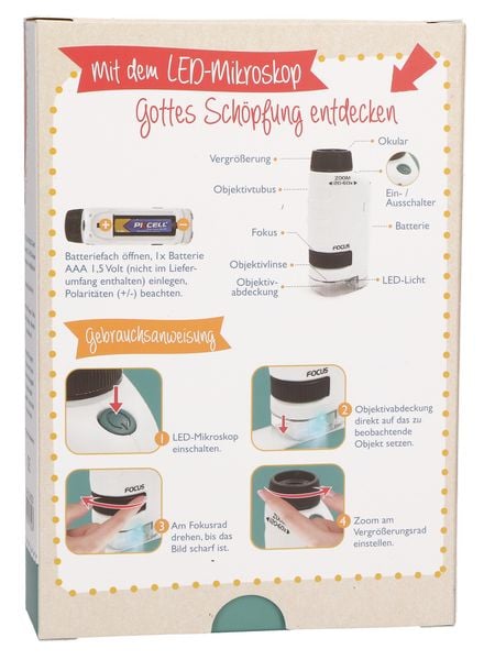 Produktbild: Mini-LED-Mikroskop - Gottes Sch&ouml;pfung entdecken