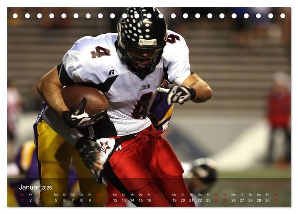 Produktbild: American Football - Touchdown (Tischkalender 2026 DIN A5 quer), CALVENDO Monatskalender