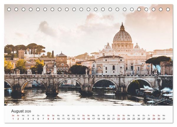 Produktbild: Italien - einzigartige Motive (Tischkalender 2026 DIN A5 quer), CALVENDO Monatskalender