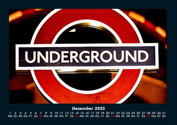 Produktbild: London - Impressionen 2025 Fotokalender DIN A4