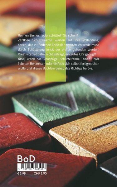 Produktbild: Sch&uuml;ttelreime ohne Ende