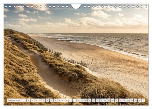 Produktbild: Nordseeperle Sylt (Wandkalender 2026 DIN A4 quer), CALVENDO Monatskalender