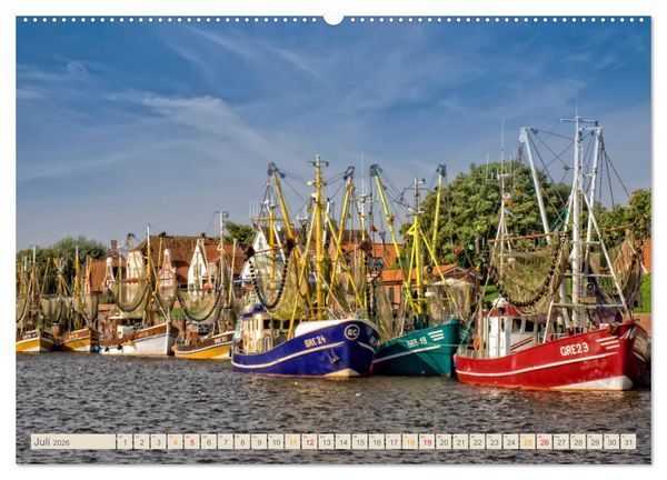 Produktbild: Reise an die Nordsee - Greetsiel (hochwertiger Premium Wandkalender 2026 DIN A2 quer), Kunstdruck in Hochglanz