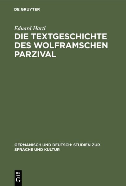 Produktbild: Die Textgeschichte des Wolframschen Parzival